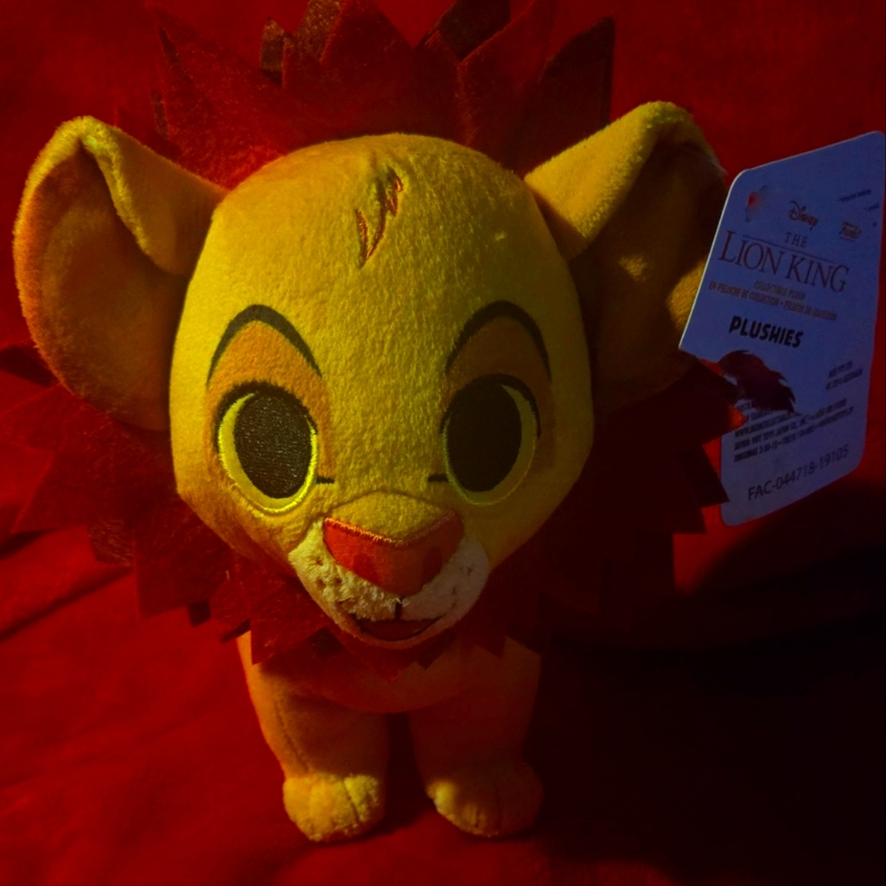 Funko Plushies Disney's The Lion King SIMBA Leaf Mane Stuffed Toy Plush